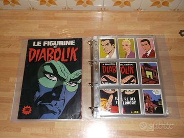 Diabolik album e figurine raf del 1976