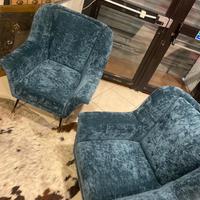 Coppia di poltrone vintage design anni 50/60
