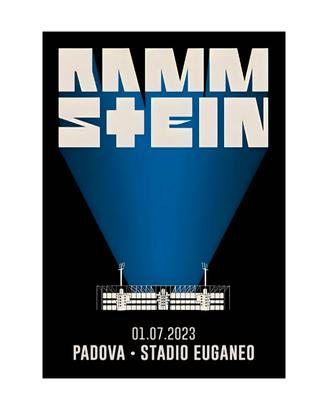 Poster Rammstein - Live in Padova 2023