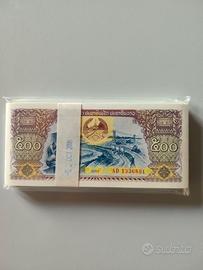 LAOS - Mazzetta da 100 banconote FdS/UNC