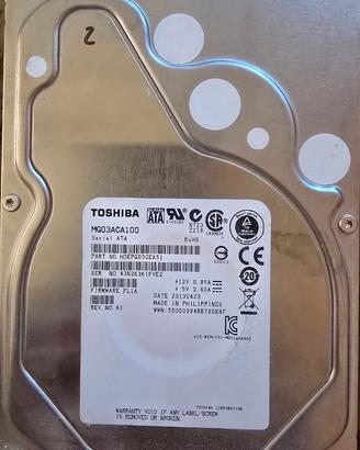 HDD Toshiba 1TB MG03ACA100 - salute 100% - testato