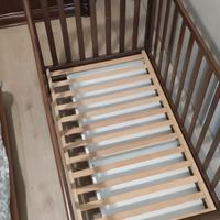 Culla in legno con cassetto e materasso nuovo