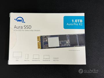 SSD OWC Aura Pro X2 1TB - Nuovo, sigillato