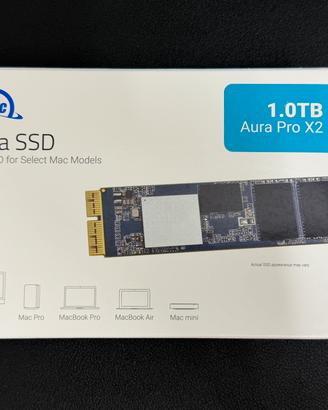 SSD OWC Aura Pro X2 1TB - Nuovo, sigillato