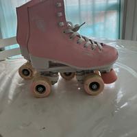 Oxelo pattini a rotelle pelle rosa 37