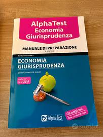 Alpha test giurisprudenza ed economia