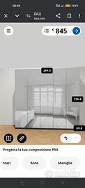 Armadio IKEA PAX con Ante a Specchio Elegante