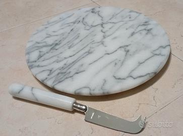 tagliere e coltellino in marmo 