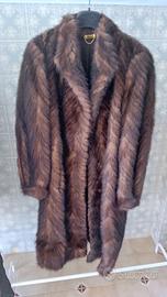 PELLICCIA LUNGA CODE DI VISONE tg 42/44