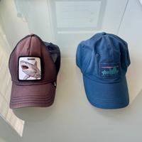 Lotto due cappellini blu – Goorin Bros , Patagonia