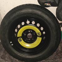 Ruotino originale WV Polo AW + cerchio+ bulloni 