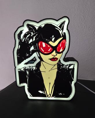 lightbox cat woman stampa 3d