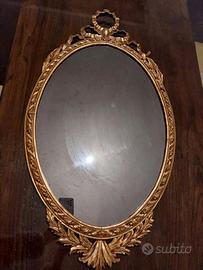 Specchio antico ovale