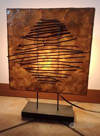 Lampada da tavolo etnica 