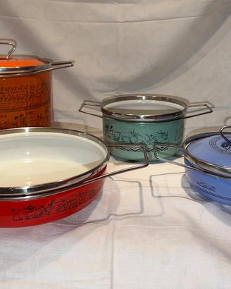 Set pentole Siltal Egyptian Revival Carla Agnelli