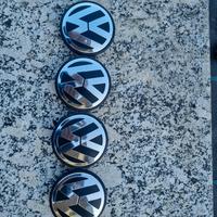 4 borchie copri mozzo  stemmi logo volkswagen 65 m