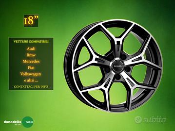 Cerchi in Lega Mak 18" per molte vetture - contat