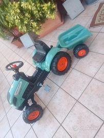 Falk trattore a pedali farm lander 2054L con rimor