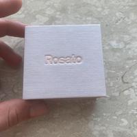 Bracciale donna rosato piu anello in pietre