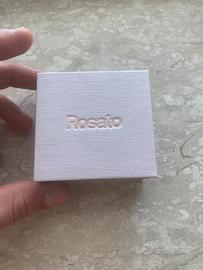 Bracciale donna rosato piu anello in pietre