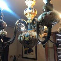 Lampadario sei luci anni 70