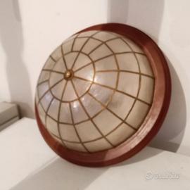 plafoniera in legno 