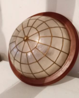 plafoniera in legno 