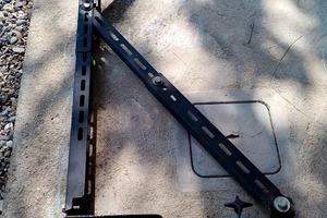 Porta moto supporto da applicare al telaio