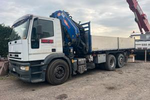 Camion Iveco Eurotech con Gru PM 34000 6+3 28 mt