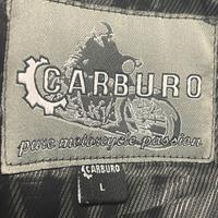 giacca per moto carburo in pelle