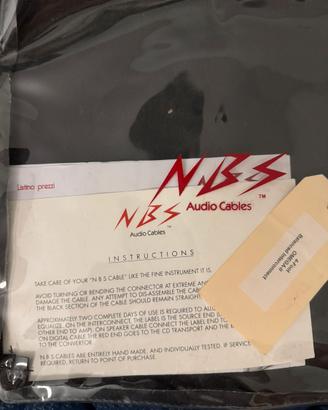 Nbs cavo bilanciato xlr 1,20 mt omega II