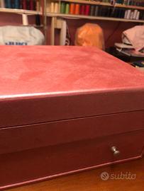 Scatola contenitore con cassetto e specchio