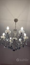 Lampadario cristallo vintage