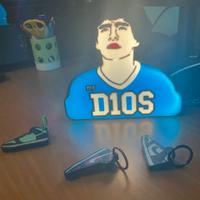 Lampada di Diego Maradona con led unici