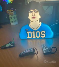 Lampada di Diego Maradona con led unici