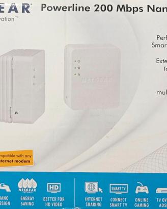 Adattatori NETGEAR Powerline AV 200 Nano X4 pezzi