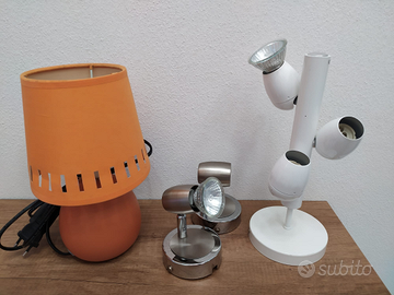 Lampada e punti luce