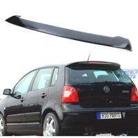 SPOILER VOLKSWAGEN VW POLO MK4 01-09 ABS NERO LUCI