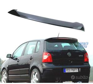 SPOILER VOLKSWAGEN VW POLO MK4 01-09 ABS NERO LUCI