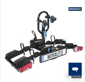 Portabici traino due posti x ebike