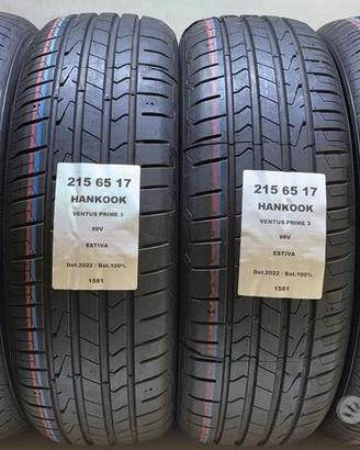 4 gomme 215 65 17 hankook a1581