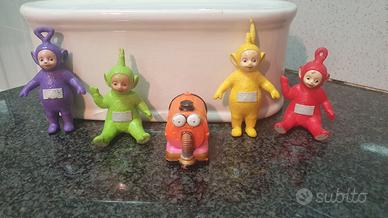 4 Teletubbies + Noo Noo Character Options