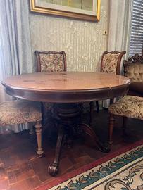 Set da Pranzo - Tavolo Rotondo + 6 Sedie