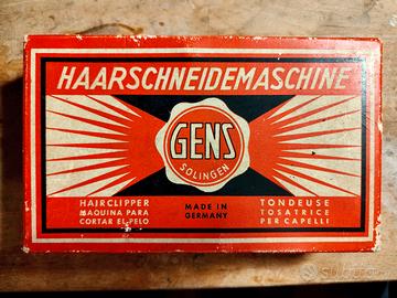 Macchinetta per capelli Gens Solingen anni 50
