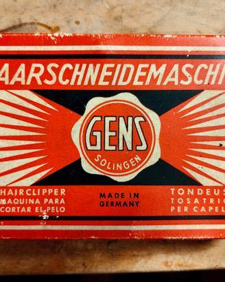Macchinetta per capelli Gens Solingen anni 50