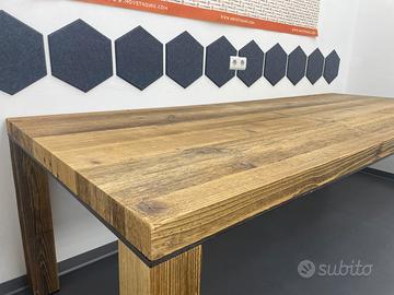 Tavolo in legno rustico antico vecchio nuovo