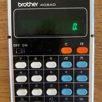 Calcolatrice Brother led vintage 408AD