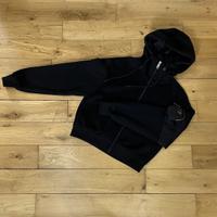 Felpa donna nera Prada con cappuccio