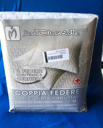 Coppia di federe per cuscini MARTA MARZOTTO nuovi