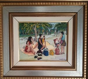 Quadro olio Giovanni Mattio